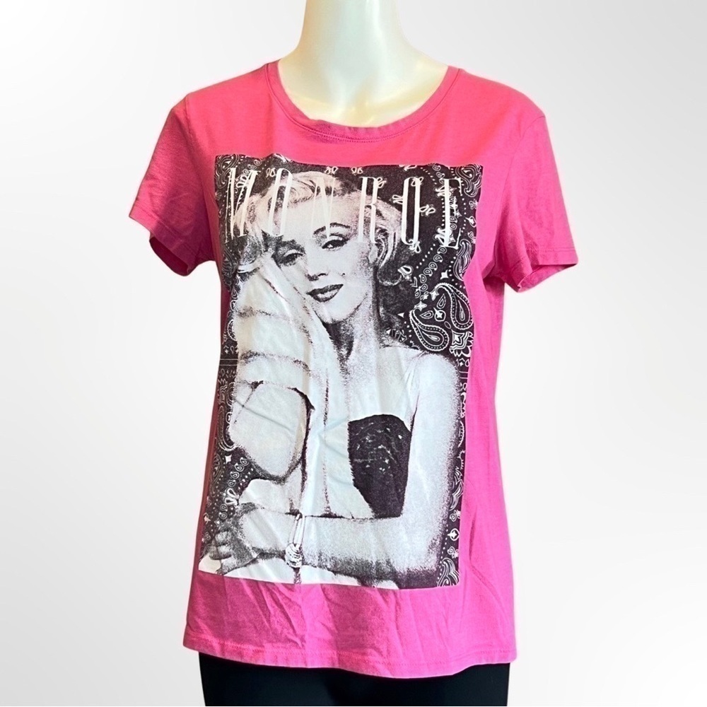 Marilyn Monroe Pink T Shirt - Picture 1 of 5